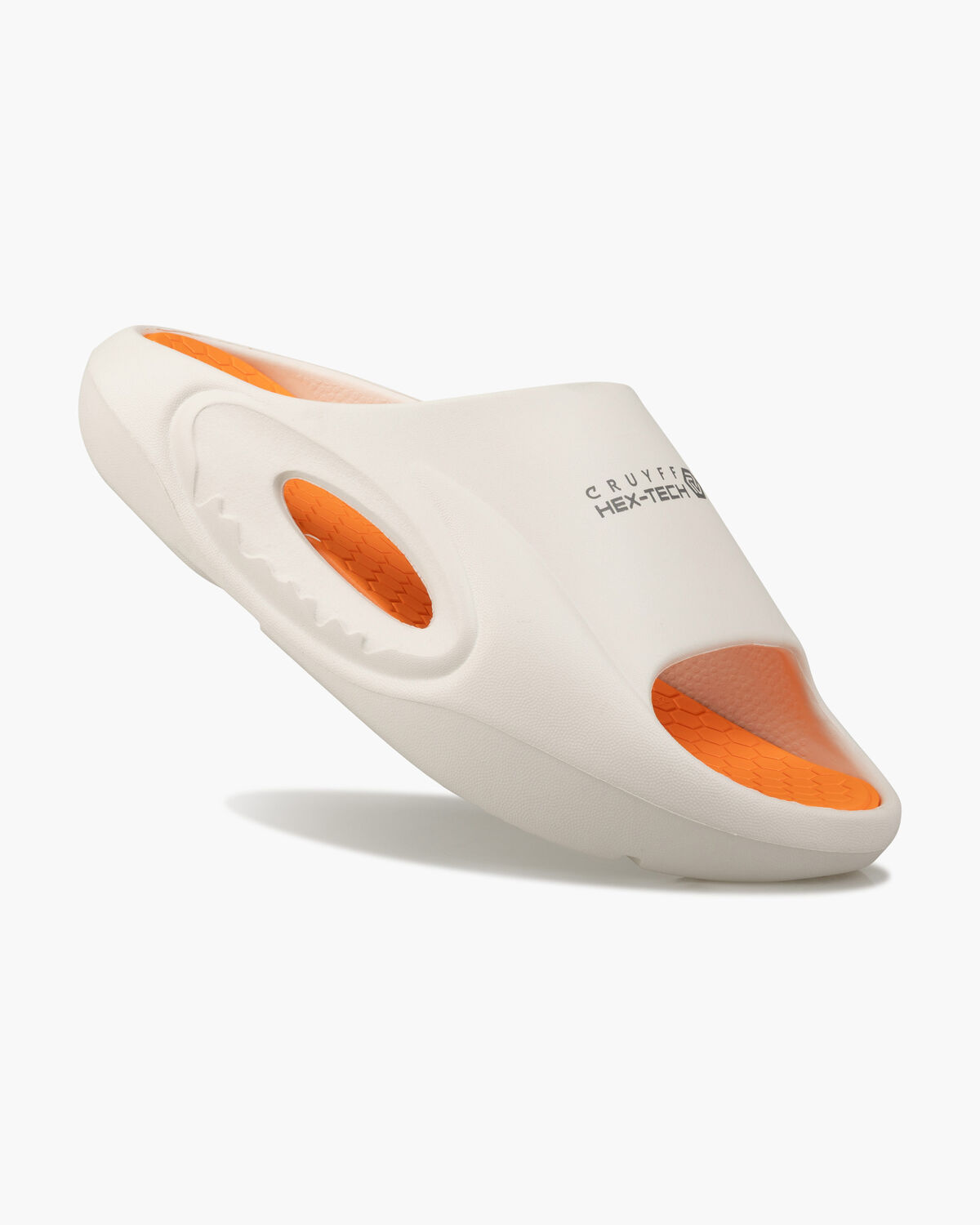 Recovery Hex-Tech slide, White/Orange, hi-res